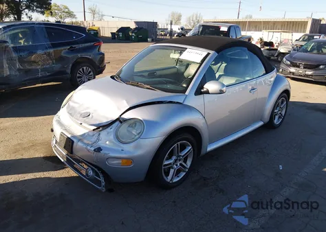 2005 Volkswagen New Beetle Gls 1.8T z USA, uszkodzony, nr VIN 3VWCD31YX5M315767